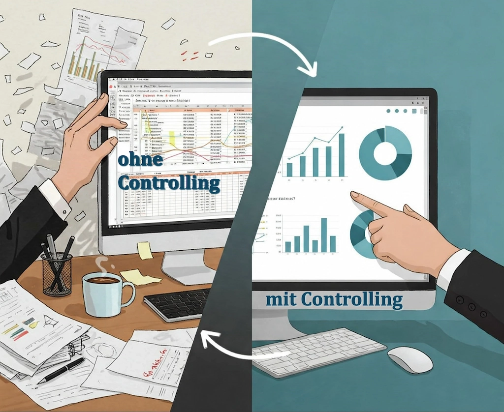 Controlling: Vorher-Nachher-Vergleich
